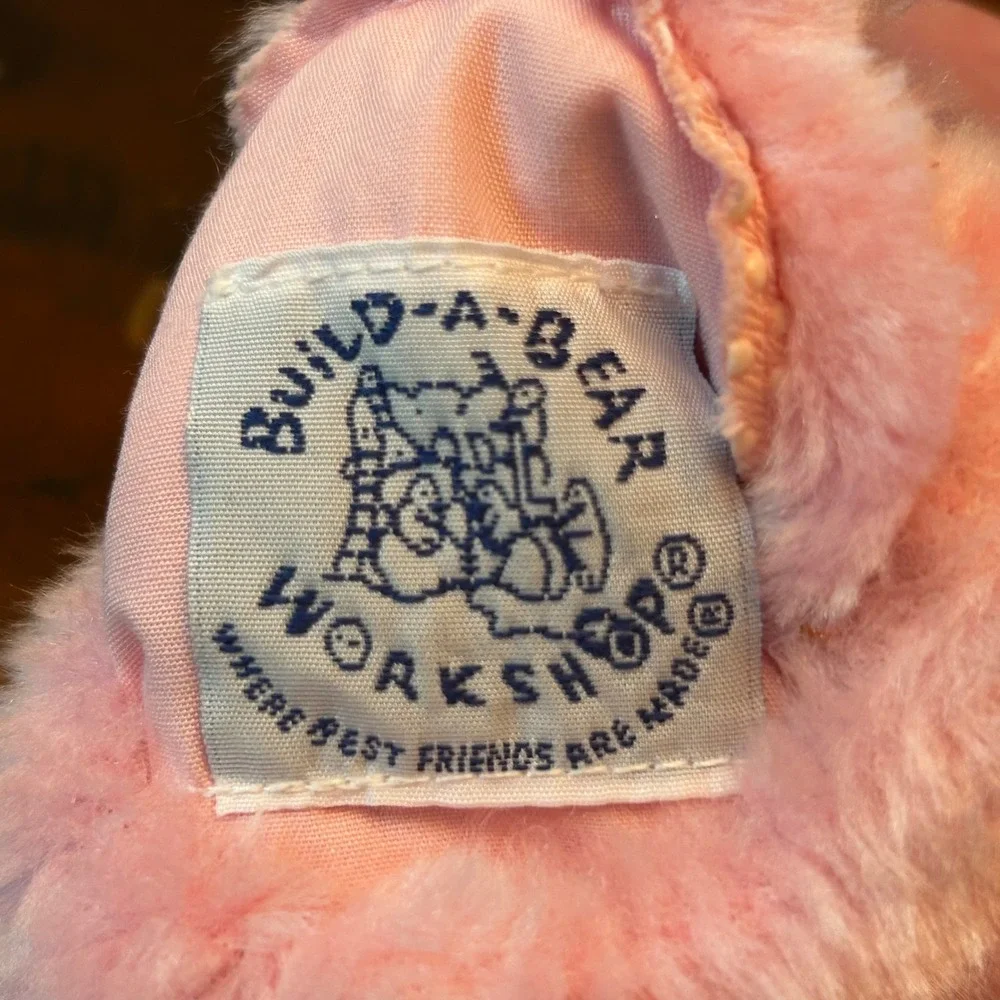 Build-A-Bear Hello Kitty Fuzzy Slippers Pink Plush Toy Accessory OS Sanrio EUC